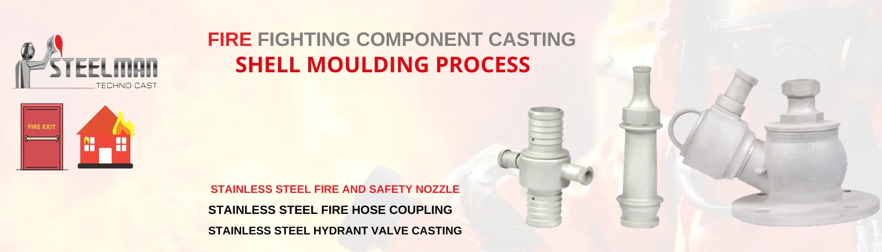 STAINLESS STEEL FIRE AND SAFETY NOZZLE